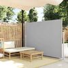 Patio Retractable Side Awning 160 x 300 cm Grey