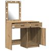 vidaXL Dressing Table 2 pcs Brown 50 x 41 x 135 cm Engineered wood