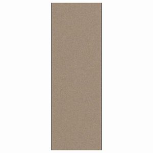 vidaXL Doormat Beige and Black 120 x 350 cm 100% Polyamide