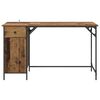 vidaXL Computer Desk Old Wood 131 x 48 x 75 cm Engineered Wood