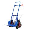 vidaXL Folding Sack Truck with 6 Wheels Blue