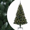 vidaXL Artificial Christmas Tree with Bauble 180 cm 300 LEDs