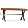 vidaXL Coffee Table Solid Wood with Honey Finish 100x50x50 cm