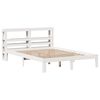 vidaXL Bed Frame with Headboard without Mattress White 120x200 cm