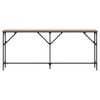 vidaXL Console Table Artisan oak 180 x 23 x 75 cm