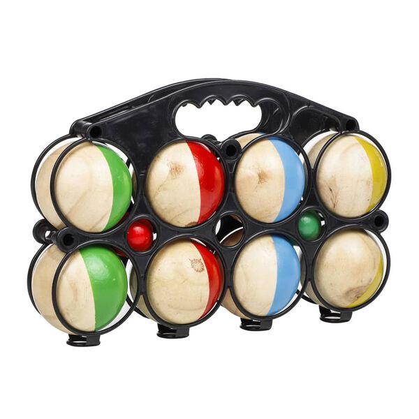HI 10 Piece Boules Game Set Wood