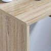 vidaXL Wall-Mounted Desk Sonoma Oak 60 x 45 x 30 cm Engineered Wood