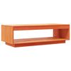 vidaXL Coffee Table Wax Brown 110x50x33,5 cm Solid Wood Pine