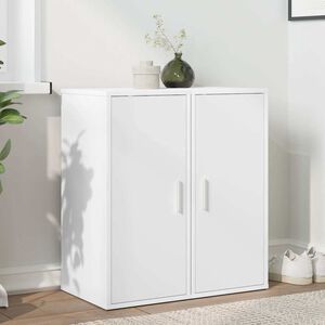 vidaXL Shoe Cabinets 2 pcs White 32x35x70 cm Engineered Wood