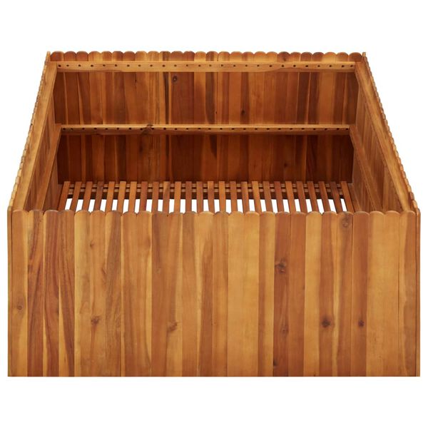 vidaXL Garden Raised Bed 100x100x50 cm Solid Acacia Wood