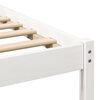 vidaXL Bed Frame White 160 x 200 cm Solid Pine Wood