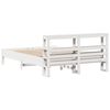 vidaXL Bed Frame without Mattress White 140x200 cm Solid Wood Pine