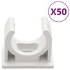 vidaXL Cable Trunkings with Clips &Oslash;25 mm 30 m PVC