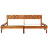 vidaXL Bed Frame without Mattress Solid Wood 200x200cm