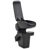 vidaXL Car Armrest Black 16x30x(40-50) cm ABS