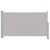 vidaXL Patio Retractable Side Awning 140 x 300 cm Grey