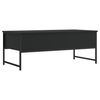 vidaXL Coffee Table Black 101x49x39.5 cm Engineered Wood