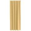 vidaXL Blackout Curtains with Rings 2 pcs Beige 225 x 140 cm Polyester