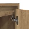 vidaXL Wall-Mounted Bedside Cabinets 2 pcs Artisan Oak 38x34x40 cm