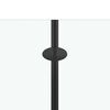 vidaXL Bi-Folding Shower Enclosure ESG 120x68x130 cm Black