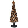 vidaXL Christmas Tree with Stand Brown 90 cm Solid teak wood