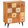 vidaXL Chest of Drawers 60x30x75 cm Solid Acacia Wood