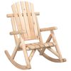 vidaXL Garden Rocking Chair 69x96x101 cm Solid Wood Spruce