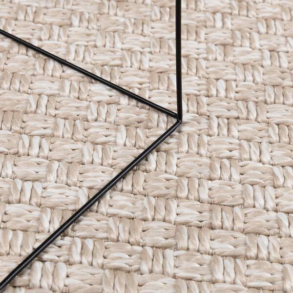 vidaXL Area Rugs Round Cream &Oslash; 120 CM