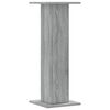 vidaXL Speaker Stands 2 pcs Grey Sonoma 30x30x80 cm Engineered Wood