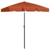 vidaXL Beach Parasol Terracotta 180x120 cm
