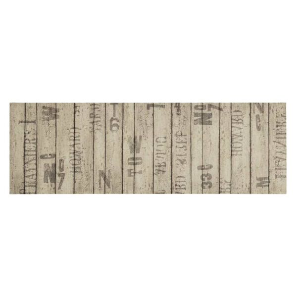 vidaXL Kitchen Rug Washable Fence 60x180 cm Velvet