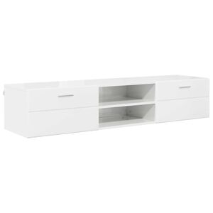 vidaXL Wooden Cabinet Concrete Grey 150 x 39 x 30 cm Engineered Wood