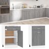vidaXL Drawer Bottom Cabinet Lyon Grey Sonoma 50x46x81.5 cm Engineered Wood