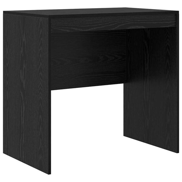 vidaXL Desk Black Oak 80 x 50 x 76 cm