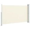 vidaXL Patio Retractable Side Awning 180x300 cm Cream