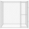 vidaXL Dog Cage Silver 200 x 200 x 200 cm Galvanised Steel