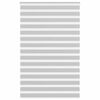 vidaXL Zebra Blind Light Grey 140x200 cm Fabric Width 135.9 cm Polyester