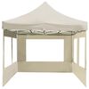vidaXL Professional Folding Party Tent with Walls Aluminium 6x3 m Cream