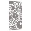 vidaXL Garden Wall Decoration 105x55 cm Corten Steel Gear Wheel Design