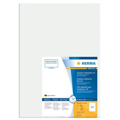 HERMA Outdoor Film Labels A3 297x420 mm 40 Sheets White