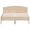 vidaXL Bed Frame without Mattress 120x190 cm Small Double Solid Wood Pine