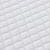 vidaXL Mattress Topper White 140 x 190 x 3.5 cm Jaquard Fabric