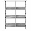 vidaXL Bookshelf Grey Sonoma 82 x 32 x 112 cm Engineered Wood