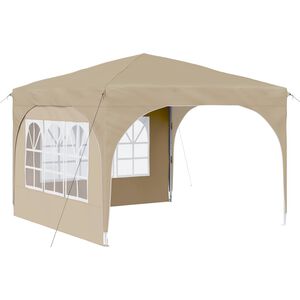 vidaXL Pop-up Party Tent 290 x 290 x 245 cm Cream