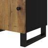 vidaXL Bedside Cabinet 50x33x60 cm Solid Wood Mango&Engineered Wood
