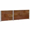 vidaXL Garden Planter Brown 120x80 cm Solid Wood Pine