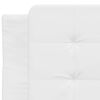 vidaXL Bed Frame without Mattress "Zadar" White 90x190 cm Single Faux Leather