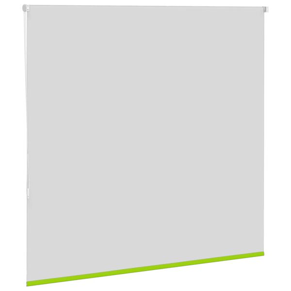 vidaXL Roller Blind Blackout Leaves Green 155x150 cm Fabric Width 151.6 cm Polyester