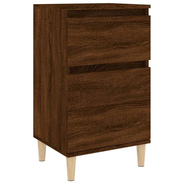 vidaXL Bedside Cabinet Brown Oak 40x35x70 cm