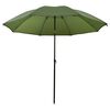 vidaXL Fishing Umbrella Yellow Army 300 x 240 cm Oxford Polyester